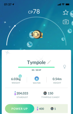 Shiny Tympole - Pokemon GO Trade