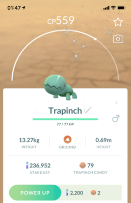 Shiny Trapinch - Pokemon GO Trade