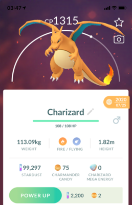 Charizard Trade - Pokemon GO Trade