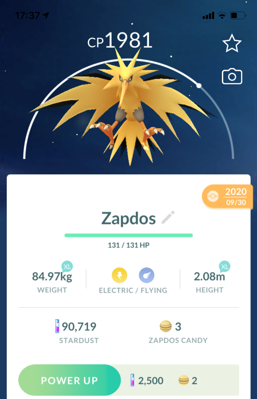 Zapdos Trade - Pokemon GO Trade