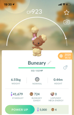 Buneary with Flowers - Pokemon GO Trade