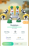 #486 - Regigigas Lv20 Random Hidden Power Type - Pokemon GO Trade