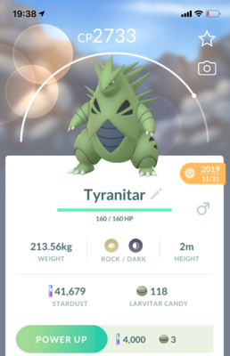 Tyranitar Trade - Pokemon GO Trade
