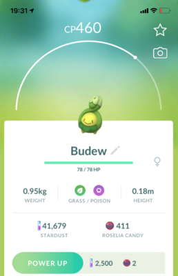 Budew Trade - Pokemon GO Trade