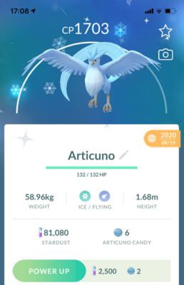 Shiny Articuno - Pokemon GO Trade