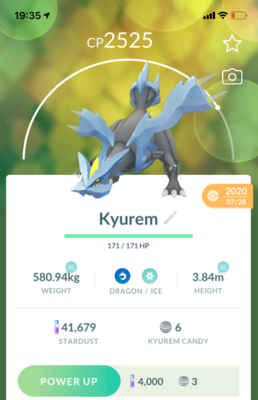 Kyurem Trade - Pokemon GO Trade