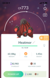 #631 - Shiny Heatmor - Pokemon GO Trade