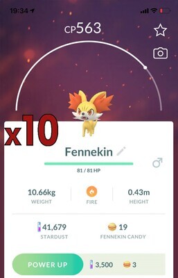 Fennekin [x10] - Pokemon GO Trade