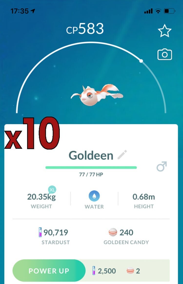 Goldeen [x10] - Pokemon GO Trade