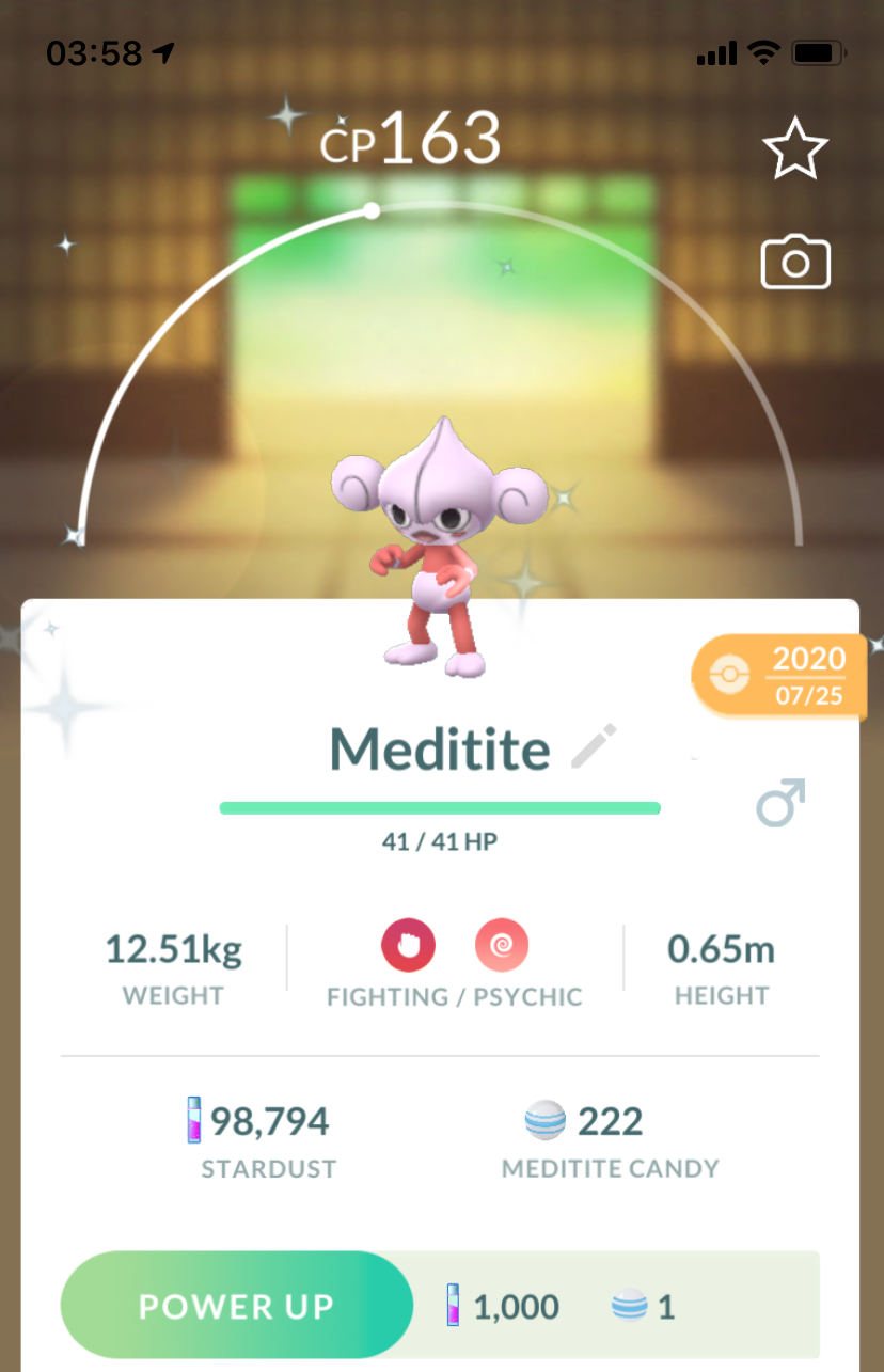 Shiny Meditite - Pokemon GO Trade