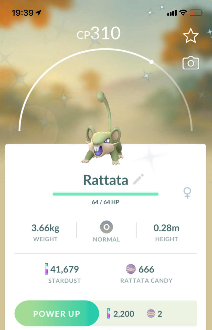 Shiny Rattata - Pokemon GO Trade