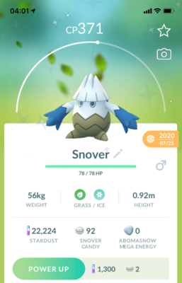 Shiny Snover - Pokemon GO Trade