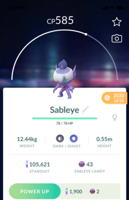 Sableye Halloween Costumes - Pokemon GO Trade