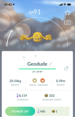 Shiny Geodude - Pokemon GO Trade