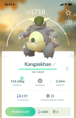 Shiny Kangaskhan - Pokemon GO Trade