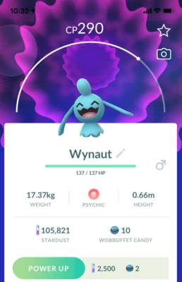 Wynaut Trade - Pokemon GO Trade