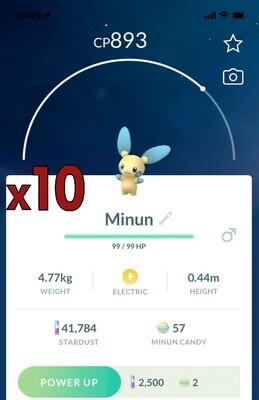 Minun [x10] - Pokemon GO Trade