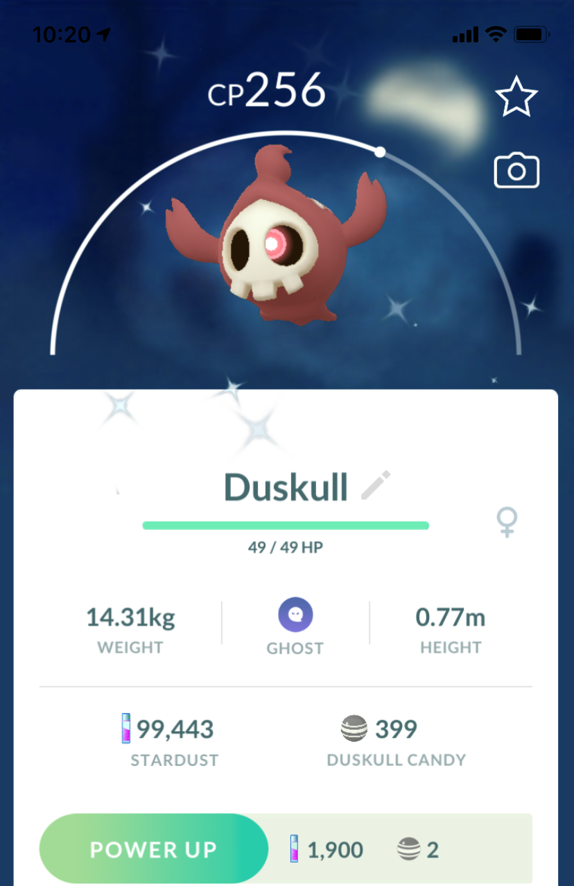 Shiny Duskull - Pokemon GO Trade