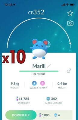 Marill Trades [x10] - Pokemon GO Trade