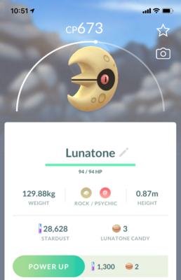 Lunatone Trade - Pokemon GO Trade