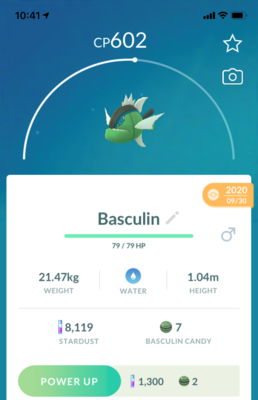 Basculin Blue Striped - Pokemon GO Trade