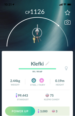 Klefki Trade - Pokemon GO Trade