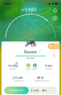 Durant Trade - Pokemon GO Trade