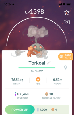 Torkoal Trade - Pokemon GO Trade