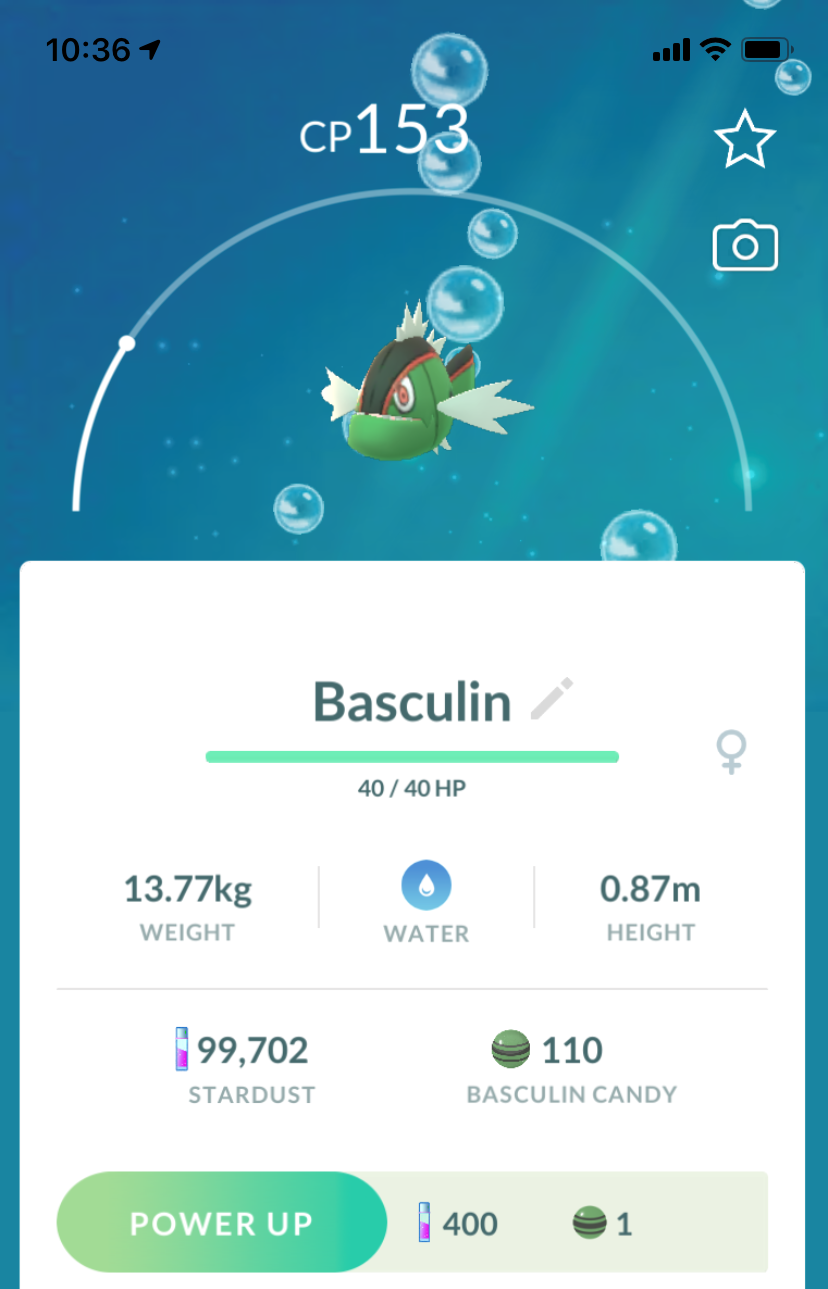 Basculin Red Striped - Pokemon GO Trade