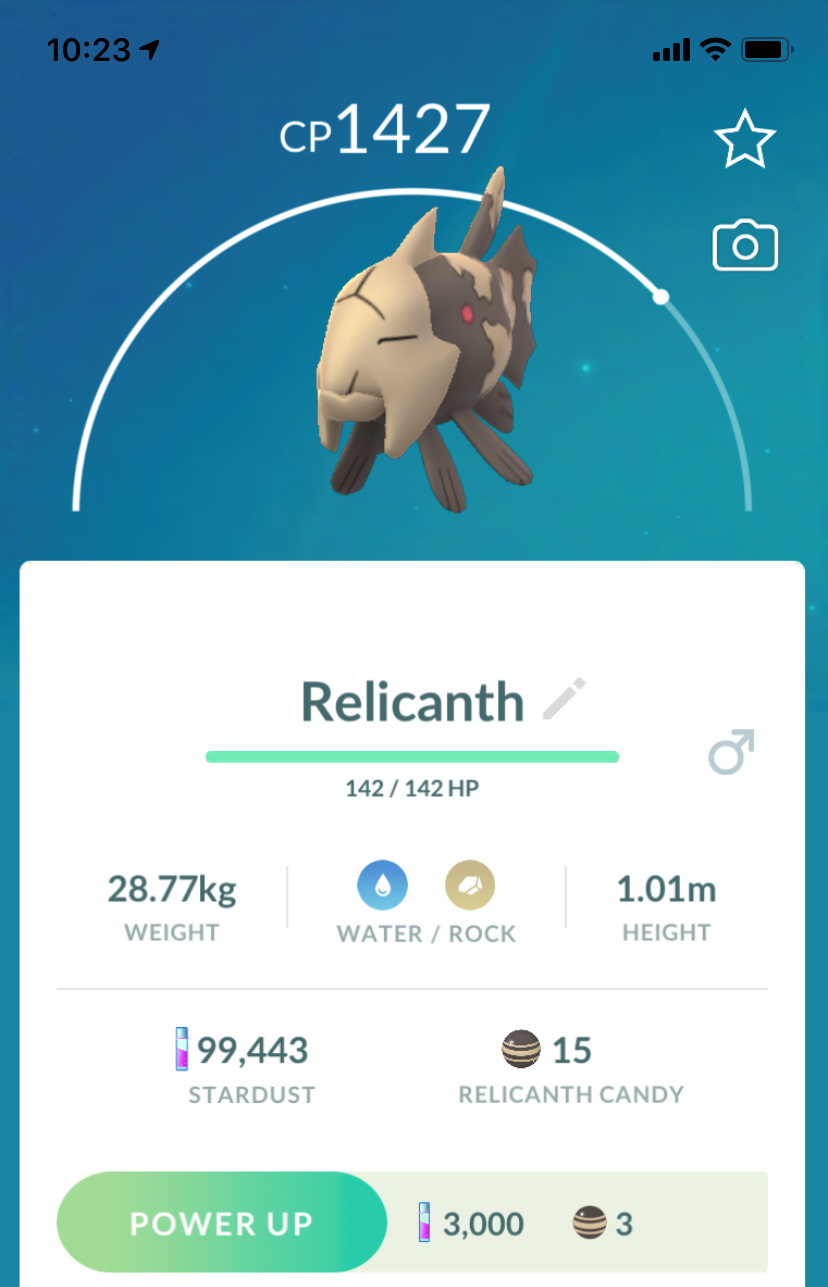 Relicanth Trade - Pokemon GO Trade