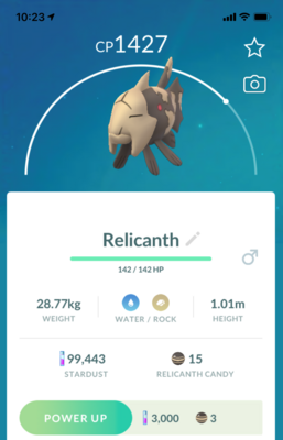 Relicanth Trade - Pokemon GO Trade