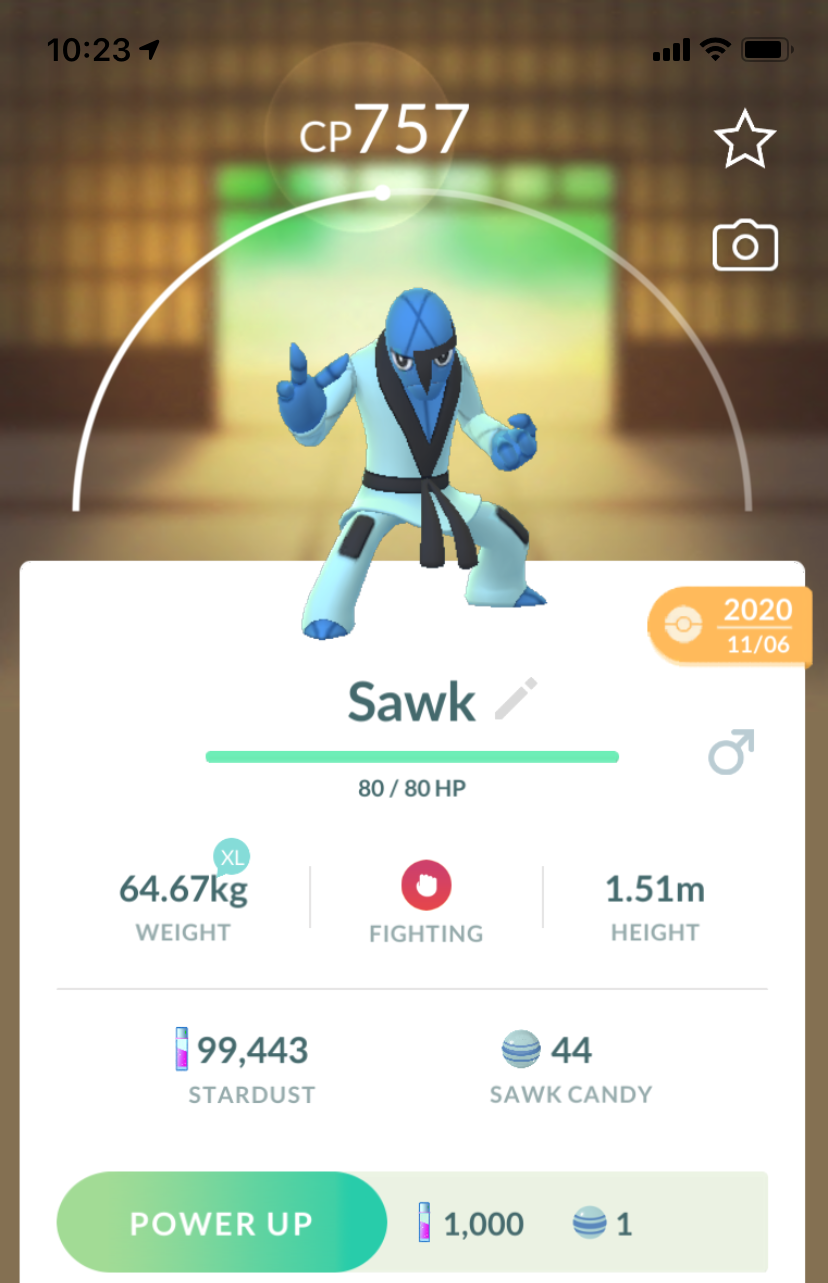 Sawk - Pokemon GO Trade