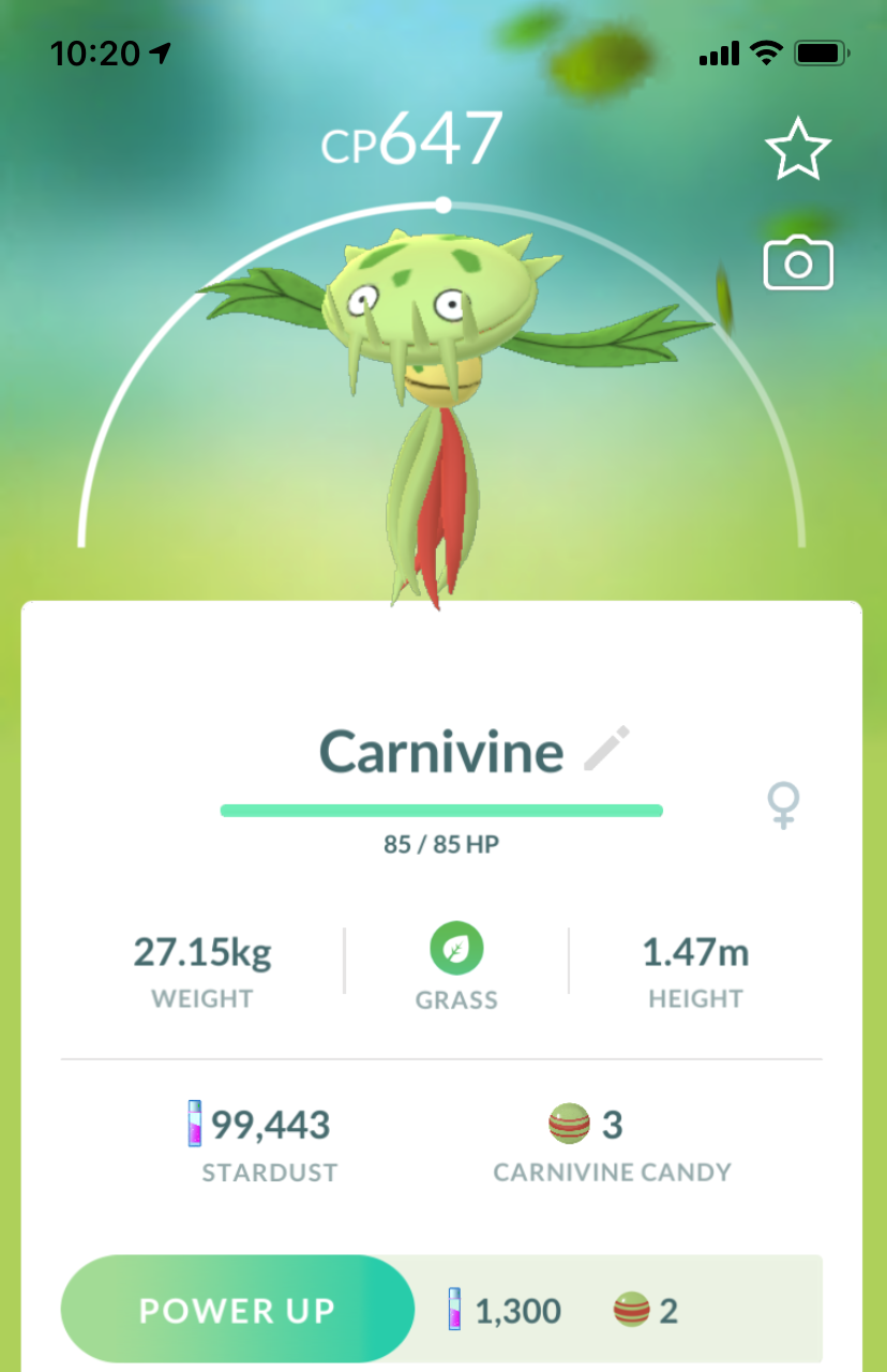 Carnivine Trade - Pokemon GO Trade