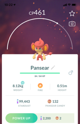 Pansear Trade - Pokemon GO Trade