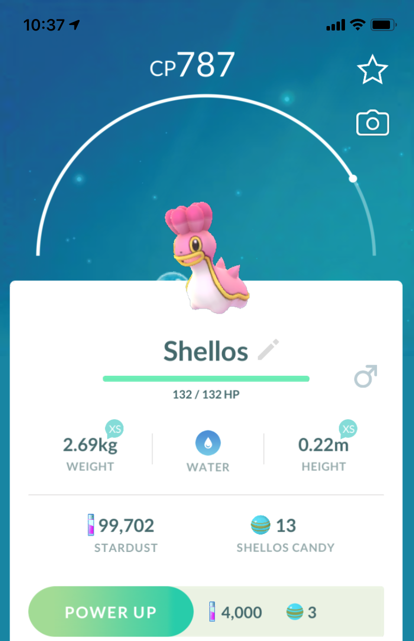 Shellos West Sea Trade - Pokemon GO Trade