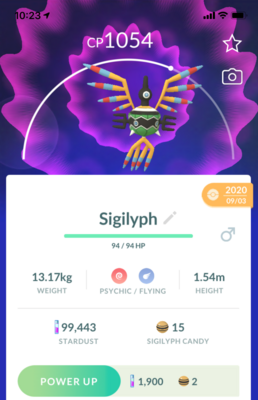 Sigilyph - Pokemon GO Trade