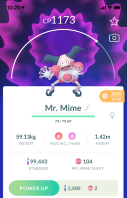Mr. Mime Trade - Pokemon GO Trade