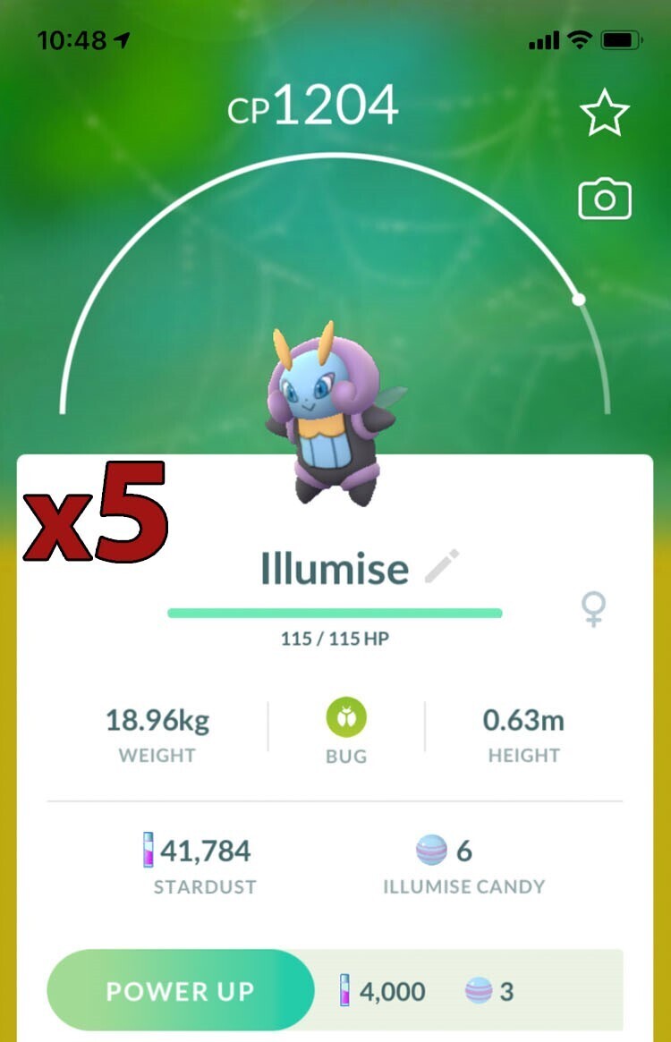 Illumise [x5] - Pokemon GO Trade