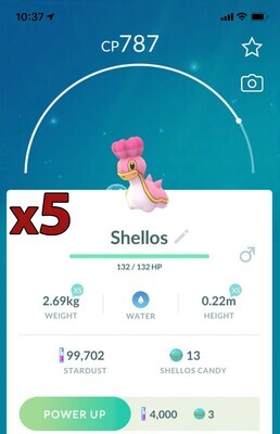 Shellos West Sea [x5] - Pokemon GO Trade