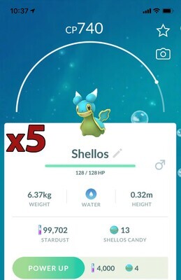 Shellos East Sea [x5] - Pokemon GO Trade