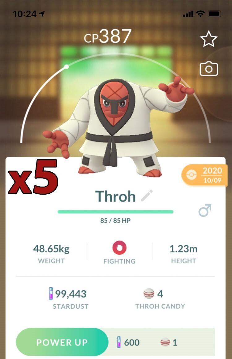 Throh [x5] - Pokemon GO Trade