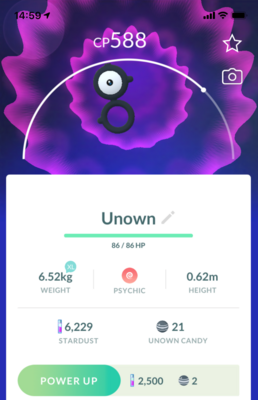 Unown B - Pokemon GO Trade