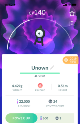 Unown A - Pokemon GO Trade