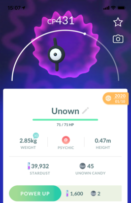 Unown I - Pokemon GO Trade