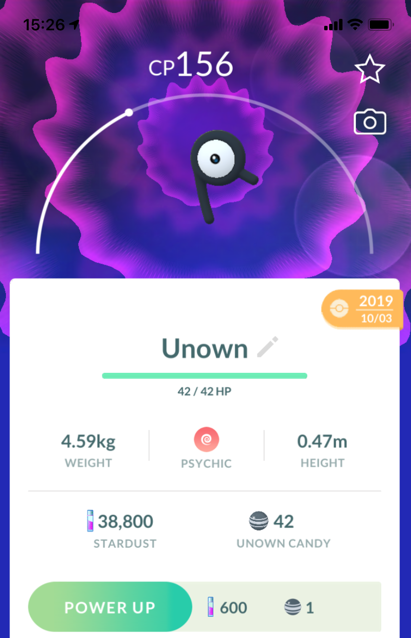 Unown R - Pokemon GO Trade