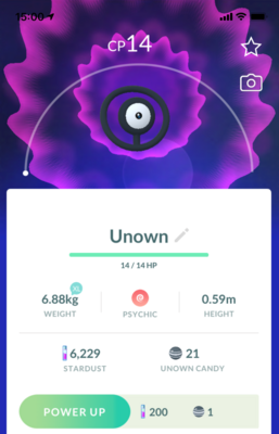 Unown O - Pokemon GO Trade
