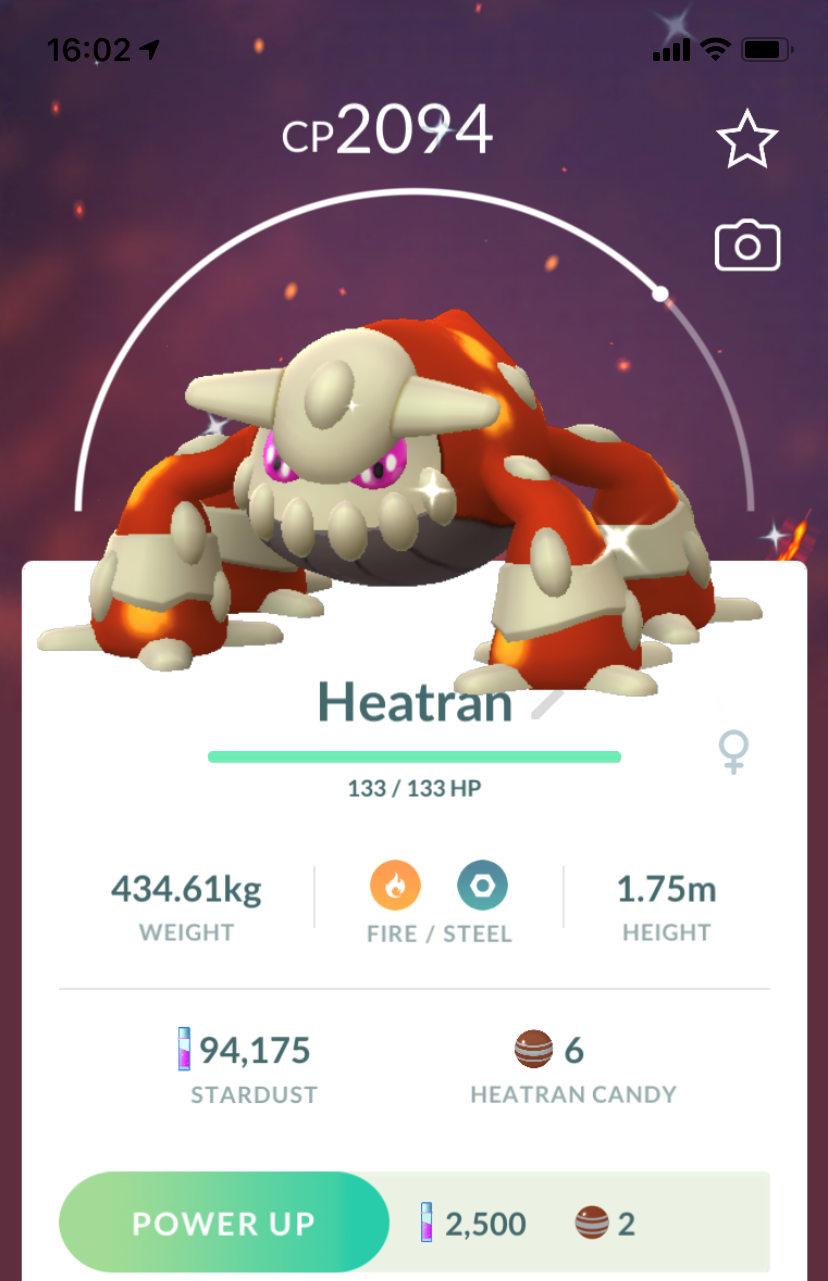 Shiny Heatran - Pokemon GO Trade