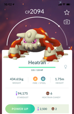 #485 - Shiny Heatran - Pokemon GO Trade