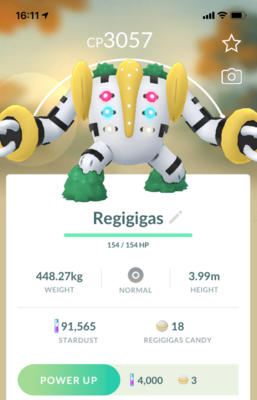 Regigigas Lv25 Trade - Pokemon GO Trade