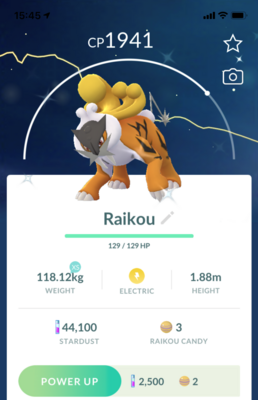 Shiny Raikou - Pokemon GO Trade